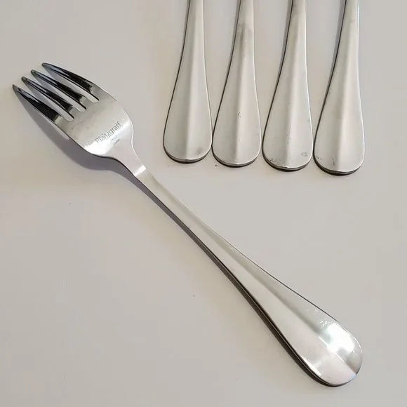 Pfaltzgraff Courtland Salad Fork set of 5 stainless 6 3/4" - Picture 6 of 7